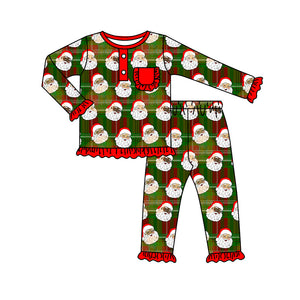 GLP0811 pre-order  toddler girl clothes girl christmas pajamas set