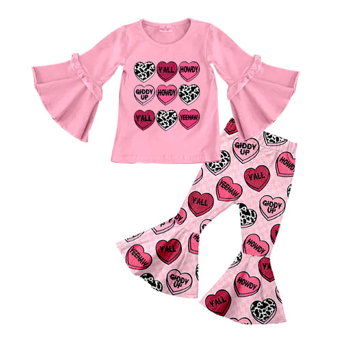 GLP0850 pre-order baby girl clothes girl valentines day outfit