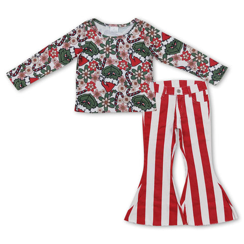 GLP0935 toddler girl clothes Christmas winter outfit 5