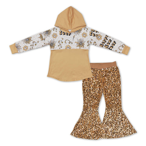 GLP1022 baby girl clothes happy new year outfit