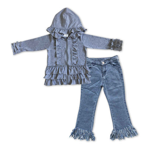 GLP1043 RTS toddler girl clothes girl winter outfit