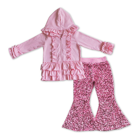 GLP1050 RTS toddler girl clothes girl winter outfit baby girl valentines day outfit