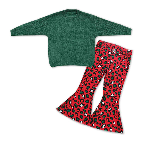 GLP1060 RTS toddler girl clothes girl christmas outfit