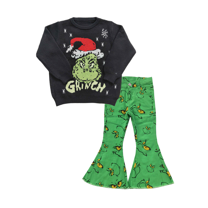 GLP1069 RTS toddler girl clothes girl christmas outfit