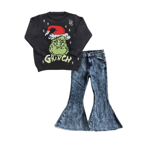 GLP1070 RTS toddler girl clothes girl christmas outfit