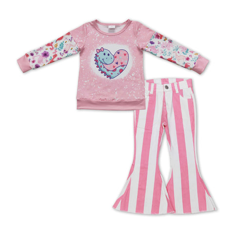 GLP1088 toddler girl clothes girl valentines day outfit