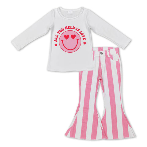GLP1092 toddler girl clothes girl valentine's day outfit