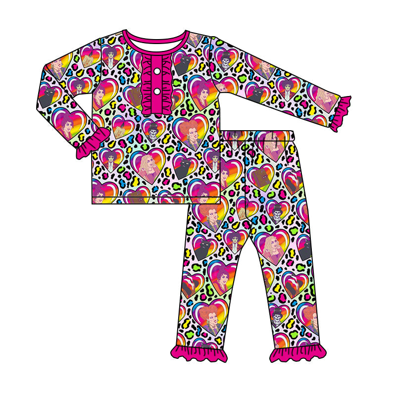 GLP1174 pre-order toddler girl clothes hag girl halloween pajamas outfit-2024.5.14