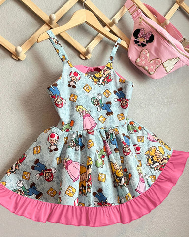 GSD0431 pre-order toddler girl clothes girl summer dress