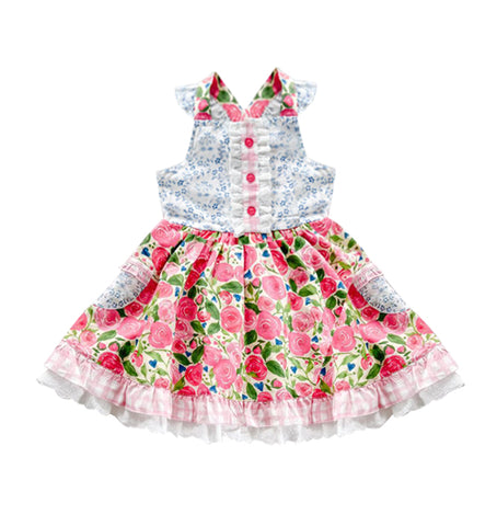 GSD0489 pre-order toddler girl clothes girl  summer dress