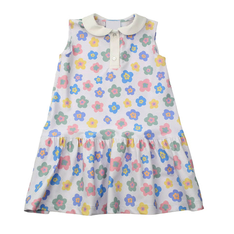 GSD1196 pre-order toddler clothes floral baby girl summer dress