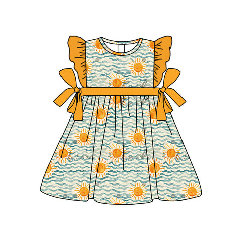 GSD1207 pre-order toddler clothes sunshine baby girl summer dress