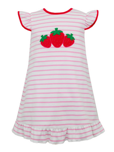 GSD1208 pre-order toddler clothes strawberry  baby girl summer dress
