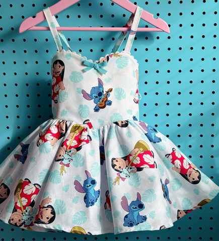 GSD1218 pre-order baby girl clothes cartoon  toddler girl summer dress