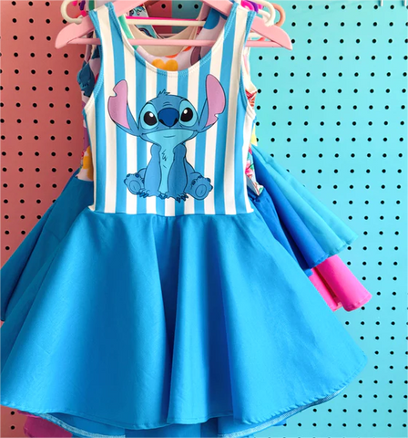 GSD1220 pre-order baby girl clothes cartoon  toddler girl summer dress