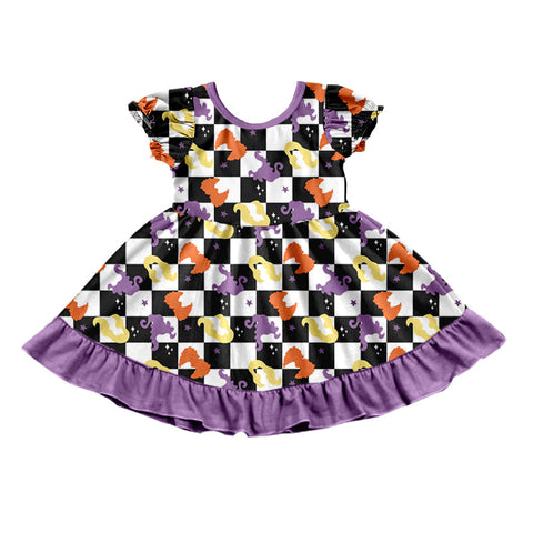GSD1307 pre-order baby girl clothes hag  toddler girl hocus pocus halloween dress-2024.5.14