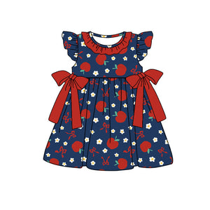 GSD1329 pre-order 2T to 14-16T baby girl clothes back to school day toddler girl summer dress-2024.5.27