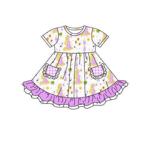 GSD1343 pre-order  toddler girl clothes princess girl summer dress-2024.6.4