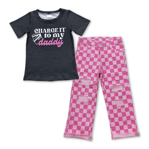 GSPO0931 toddler girl clothes girl fall spring outfit