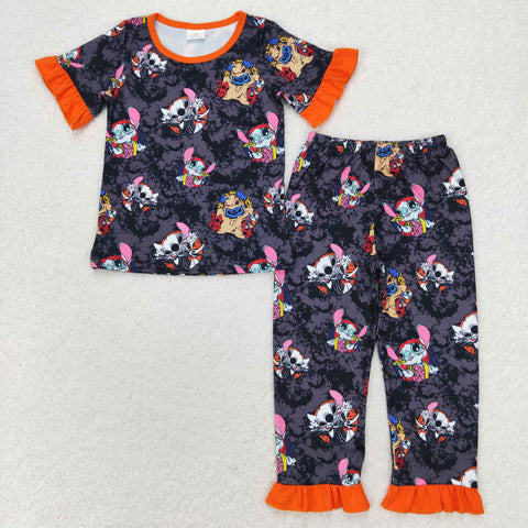 GSPO1580 RTS baby girl clothes cartoon girl halloween pajamas outfit