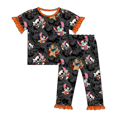 GSPO1580 pre-order baby girl clothes cartoon girl halloween pajamas outfit-2024.5.15