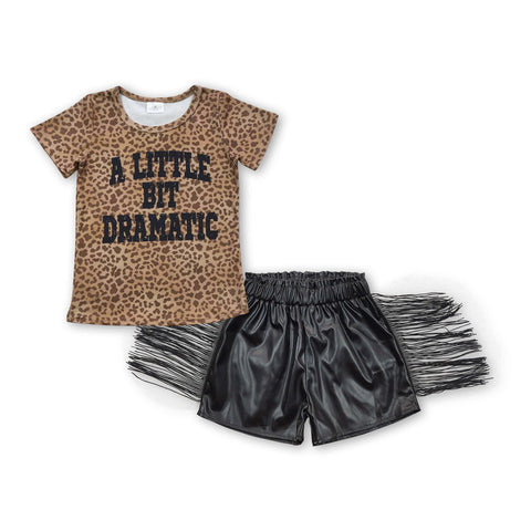 GSSO0335 kids clothes girls a little bit dramatic outfit