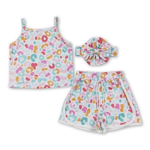 GSSO0342 baby girl clothes summer shorts set