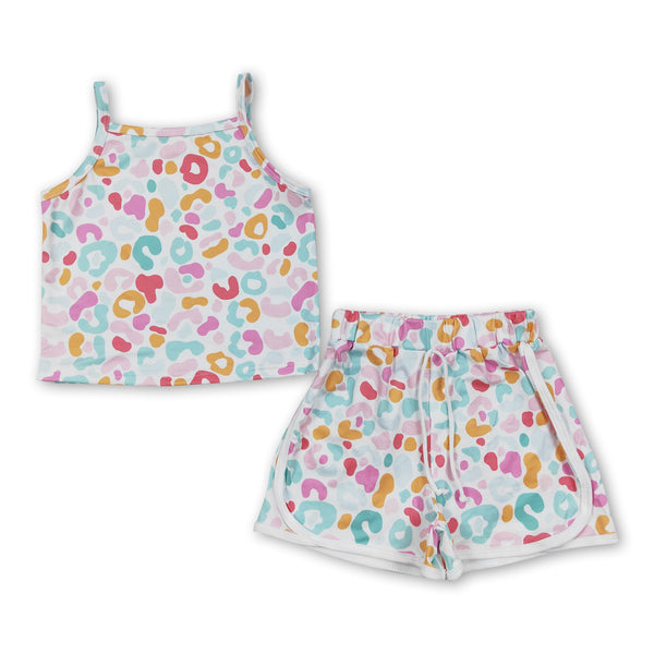 GSSO0342 baby girl clothes summer shorts set