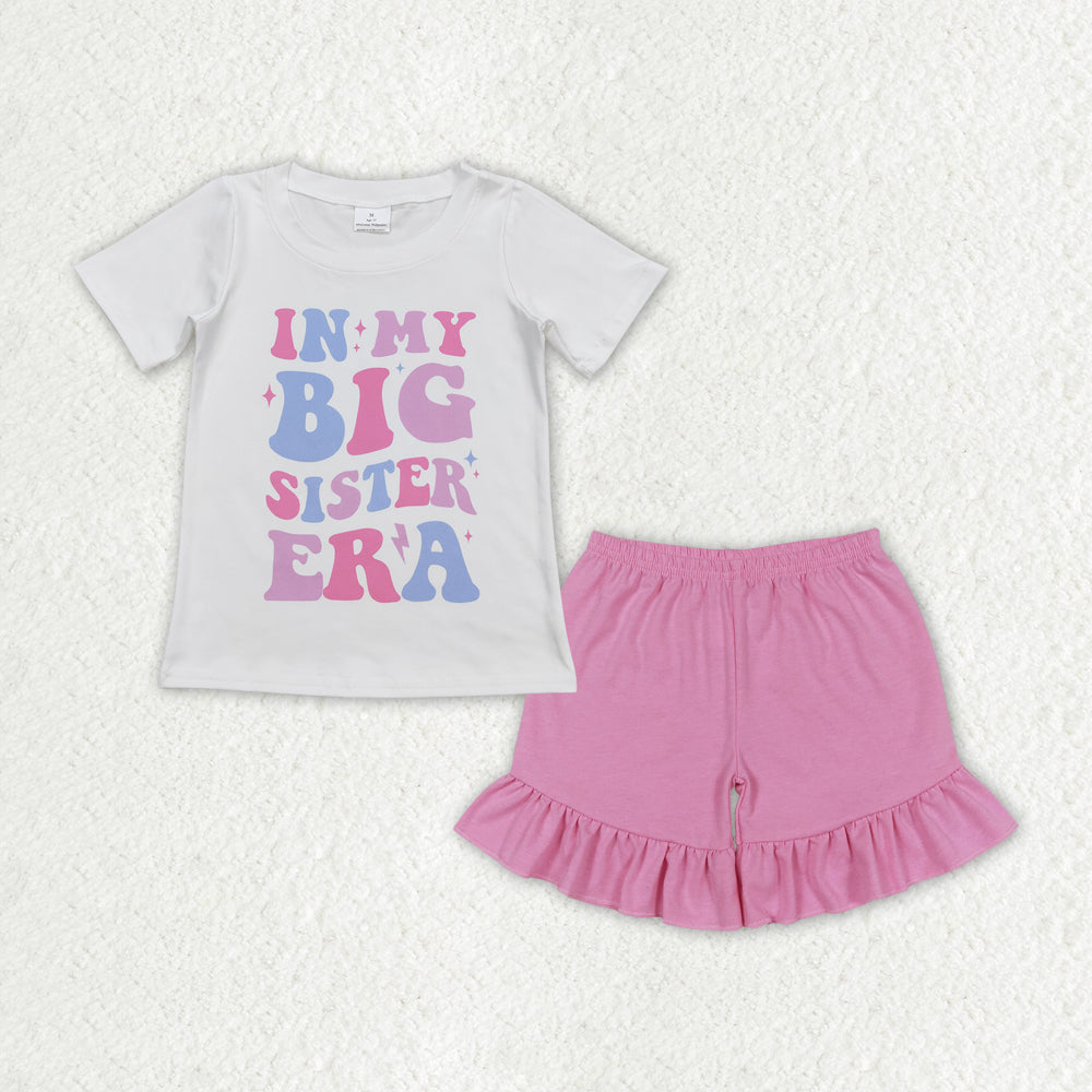 GSSO1400 baby girl clothes 1989 singer tshirt+ruffle shorts toddler girl summer outfits 21