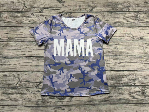 GT0510 adult clothes mama camouflage adult women summer top
