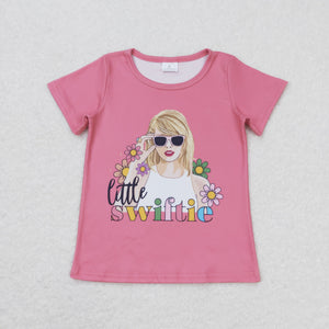 GT0552 RTS baby girl clothes 1989 singer girl summer tshirt  12-18M to 14-16T