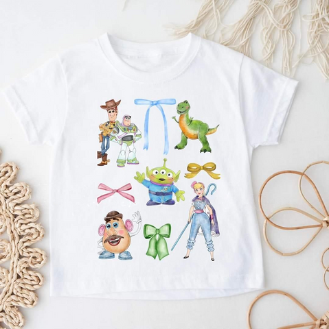 GT0571 RTS baby girl clothes cartoon girl summer tshirt （print）1