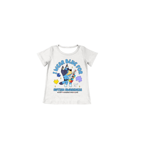 GT0586 pre-order baby girl clothes cartoon dog girl summer tshirt-2024.5.16