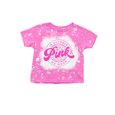 GT0594 pre-order baby girl clothes pink girl summer tshirt-2024.5.19