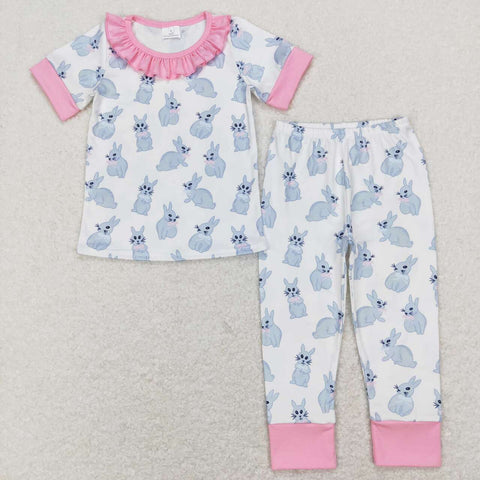 GSPO1095 baby girl clothes rabbit bunny girl easter outfit