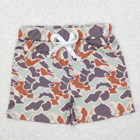SS0138 toddler clothes camouflage boy summer shorts bottom