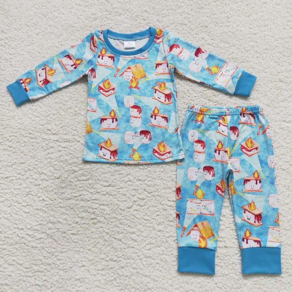 BLP0303 toddler boy clothes boy winter pajamas set