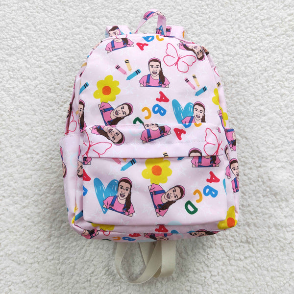 BA0070 toddler backpack flower girl gift back to school preschool bag