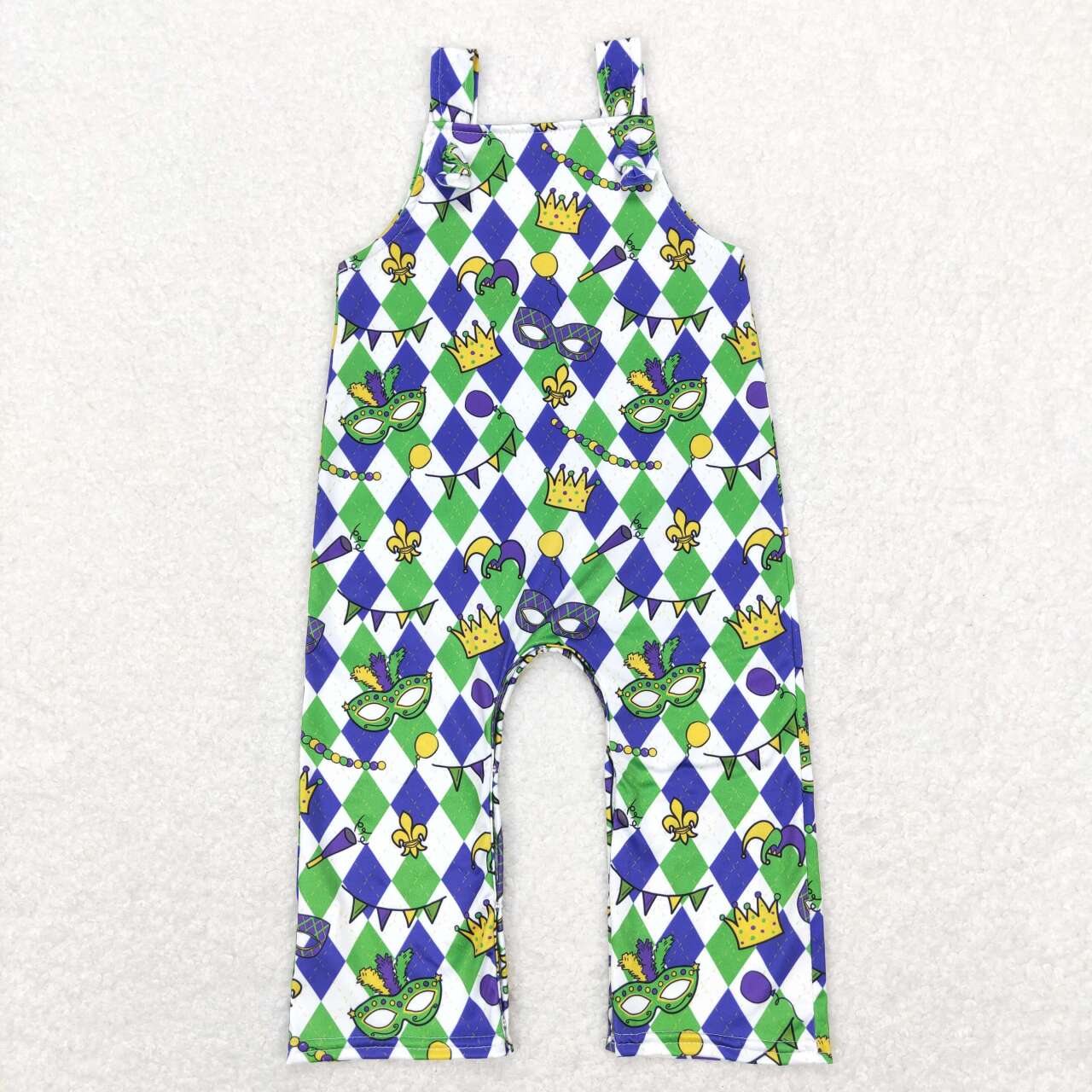 SR0600 baby boy clothes boy Mardi Gras romper toddler mardi gras clothes