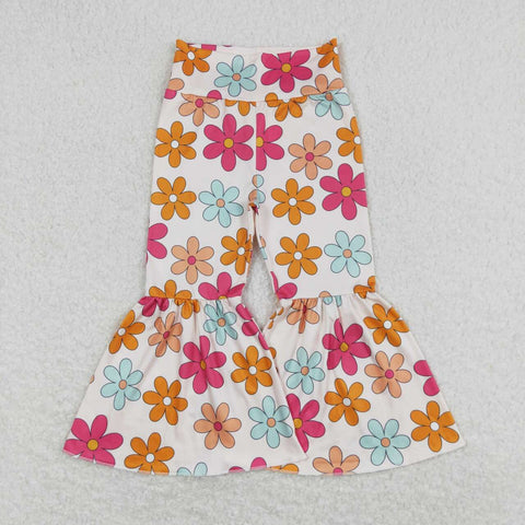 P0451 RTS baby girl clothes flower girl bell bottom pant winter pant 1