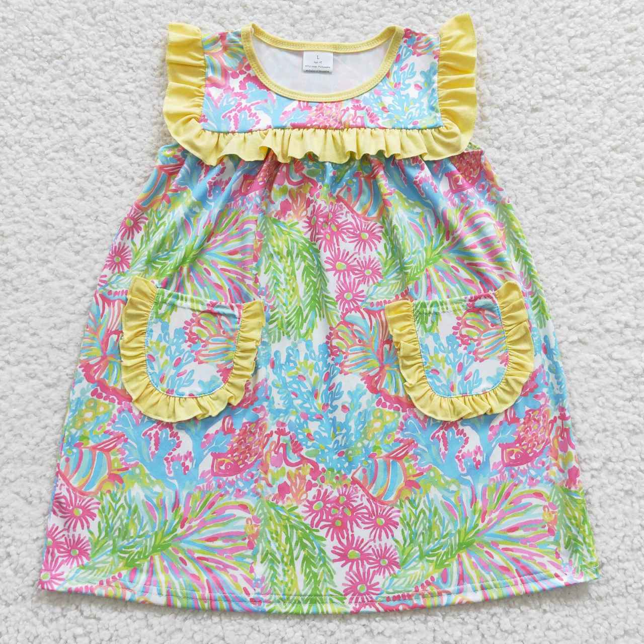 GSD0391 baby girl clothes girl summer dress