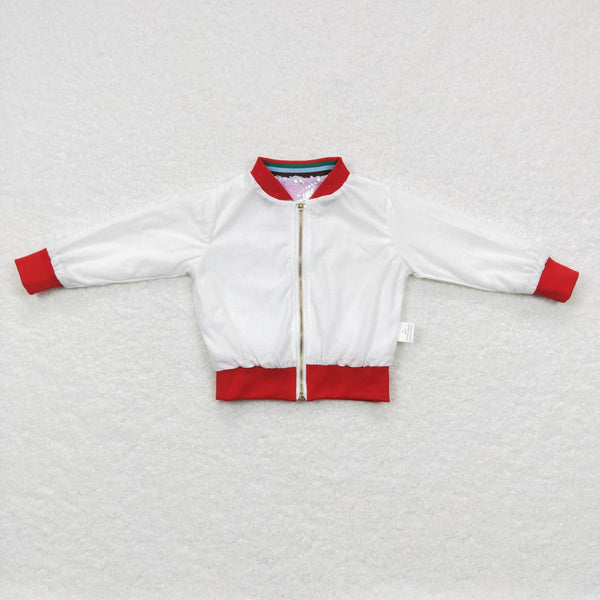 BT0294 toddler girl clothes sequin girl winter coat squin jacket