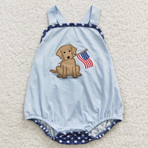 SR0331 baby boy clothes patriotic summer bubble