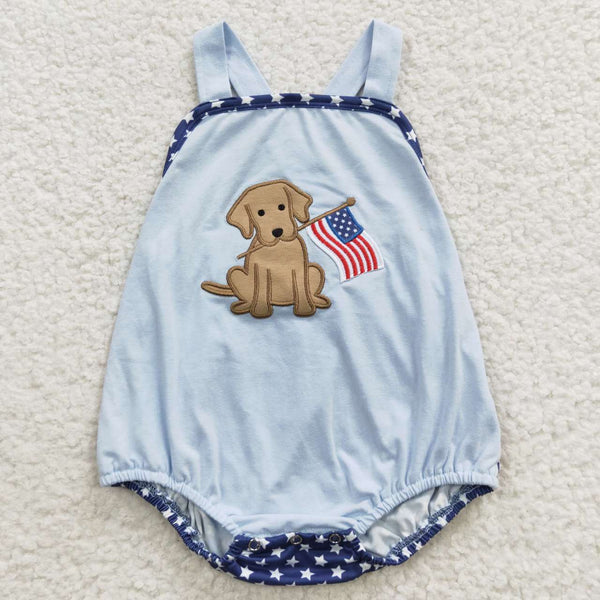 SR0331 baby boy clothes patriotic summer bubble