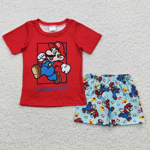 BSSO0259  baby boy clothes cartoon summer shorts outfit