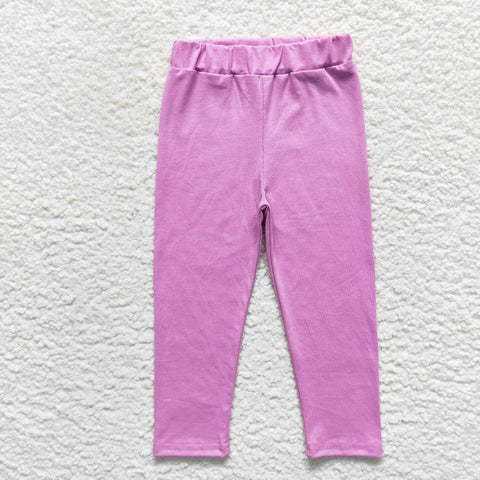P0211 kids clothes purple cotton winter pant girl straight pant