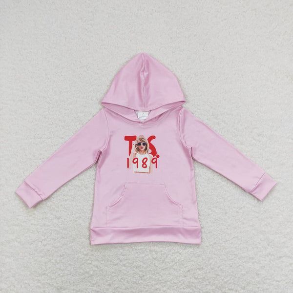 GT0436 baby girl clothes girl 1989 singer print girl hoodies shirt toddler hoodies top