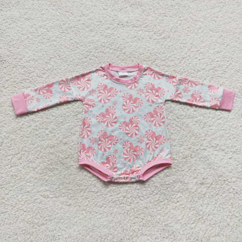 LR0643 baby girl clothes floral girl winter bubble