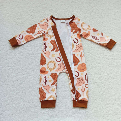 LR0431 baby clothes western baby winter romper