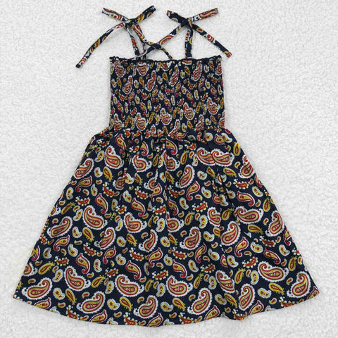 GSD0368 baby girl clothes 100% cotton girl summer dress